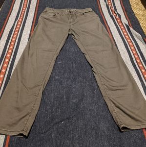 Men's Prana Bridger Jeans, size 31x30, Black Olive, good condition